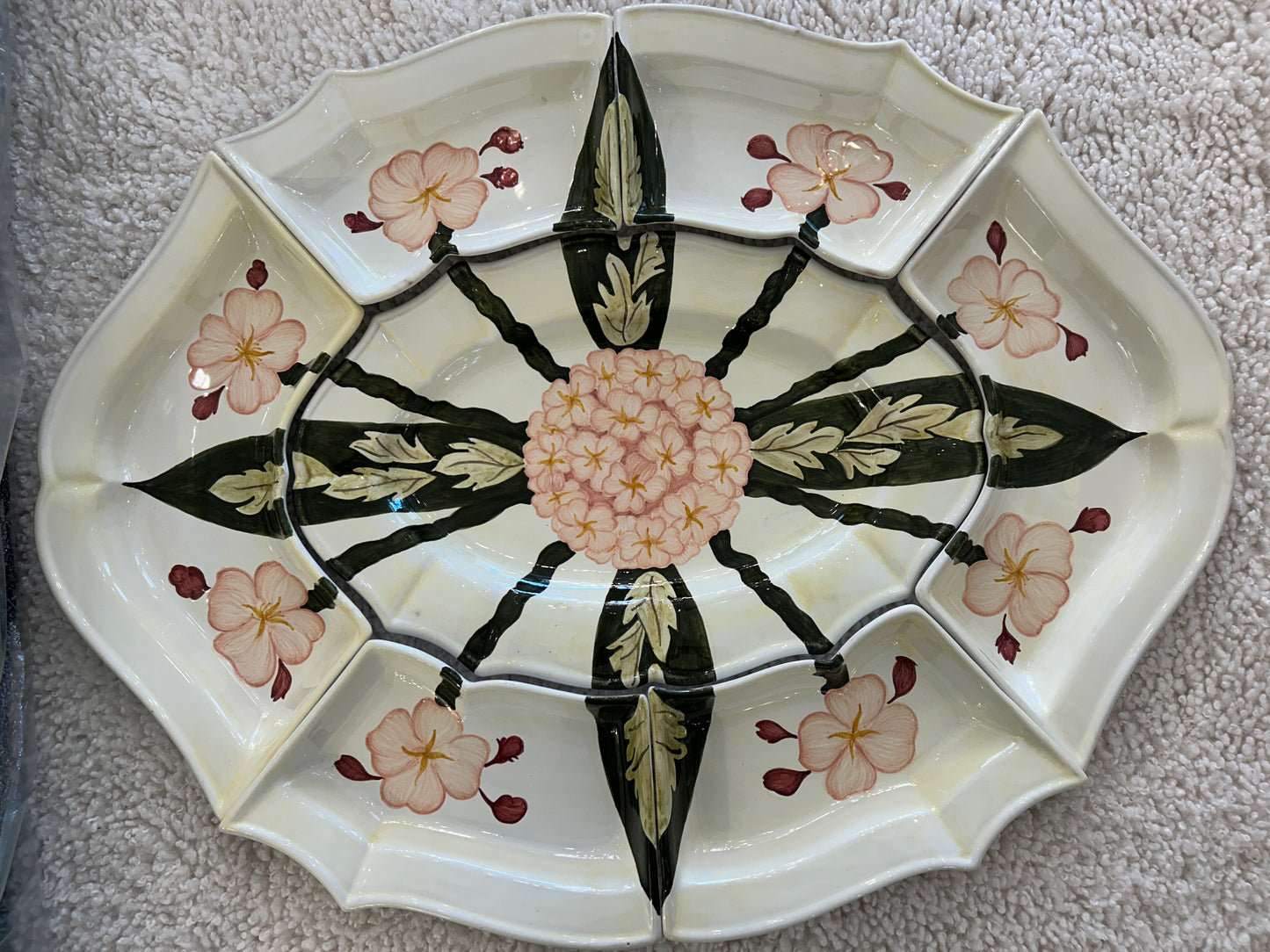 XXL Blush Hydrangea Antipasto Platter