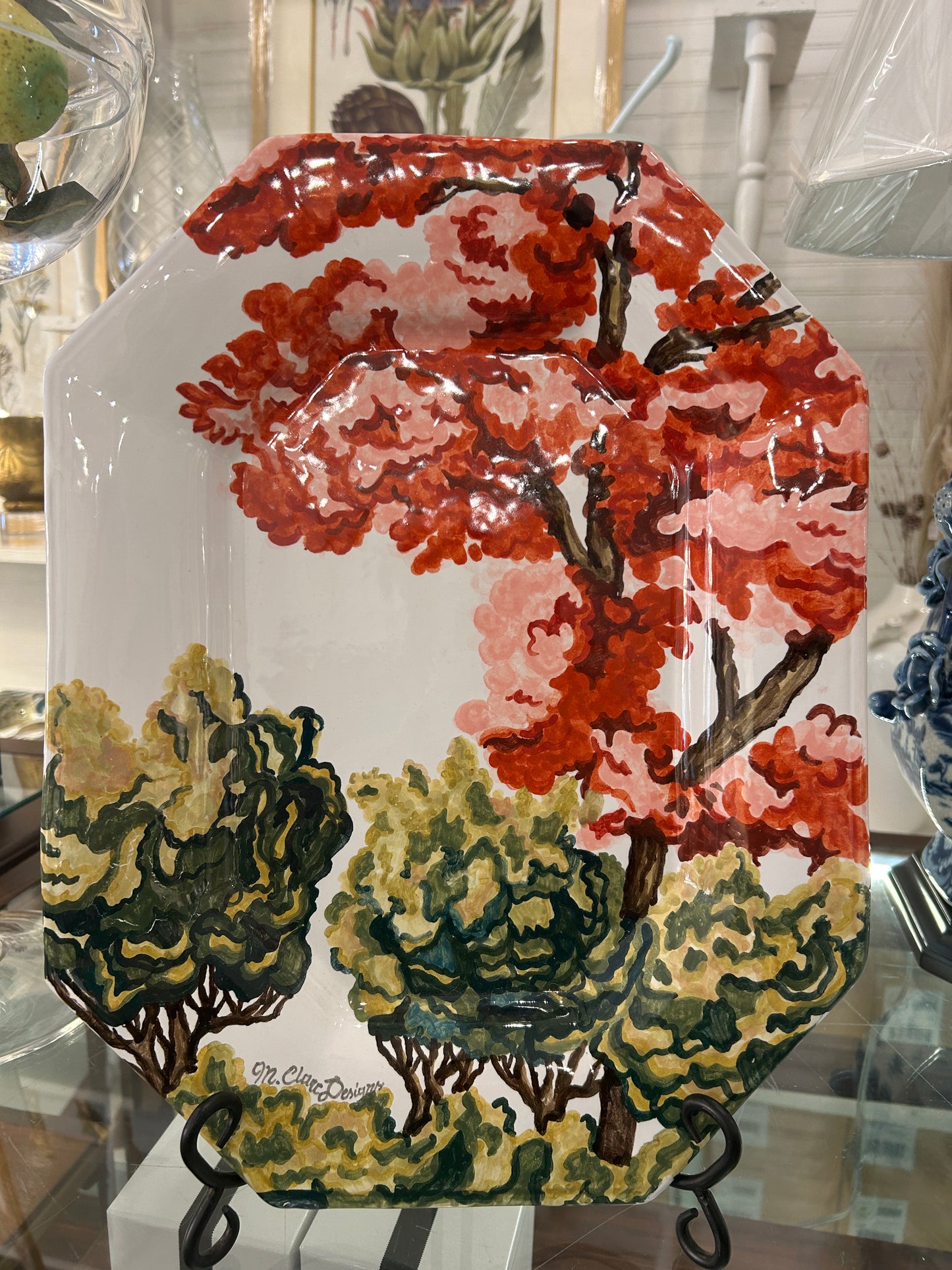 16" x 12" Tree Octagon Platter